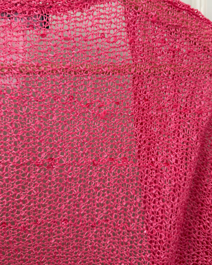 Jones NY Pink Short Sleeve Cardigan