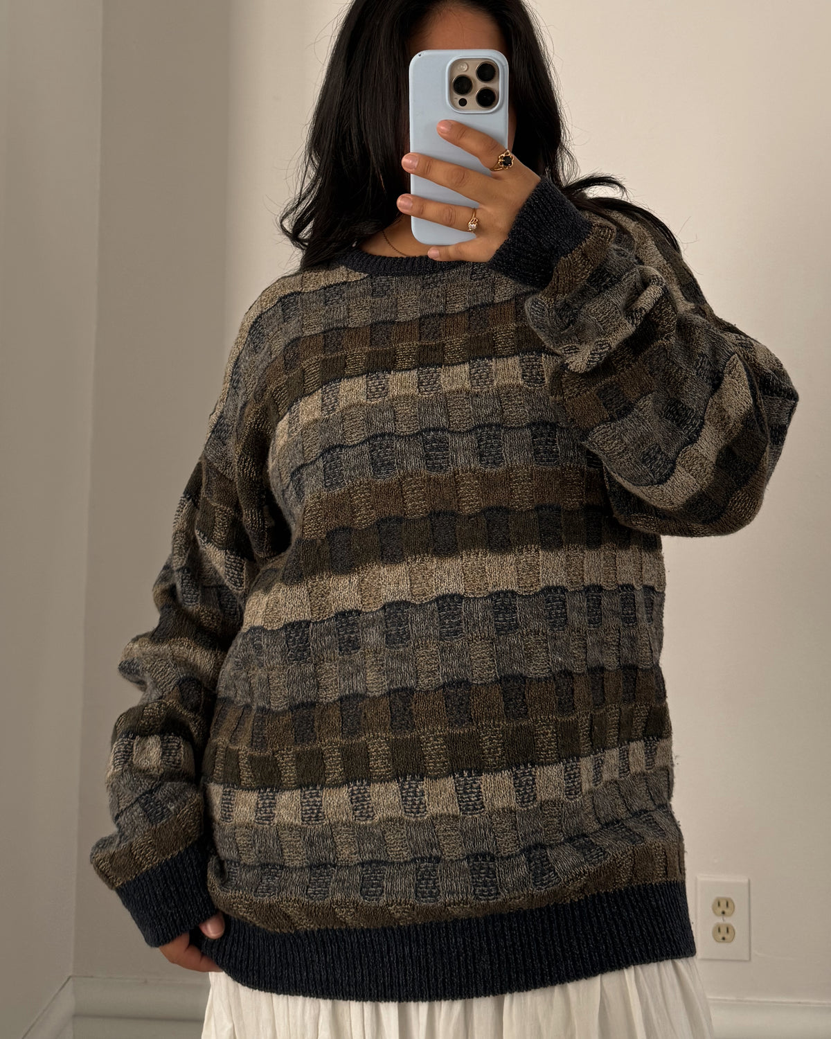 90’s Multi Patterned Sweater