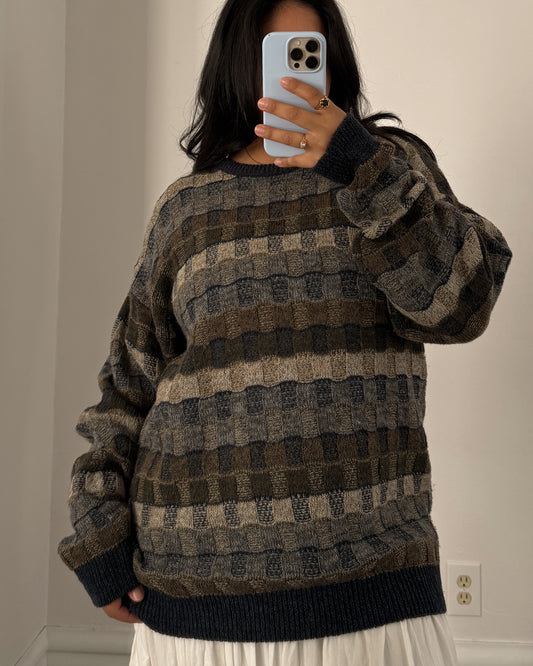 90’s Multi Patterned Sweater