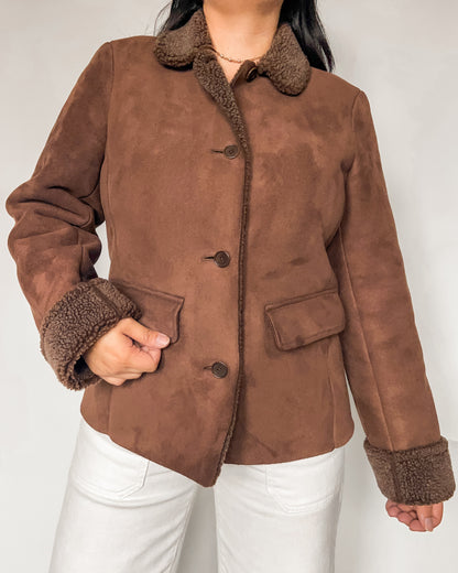 Lands End Sherpa Lined Jacket