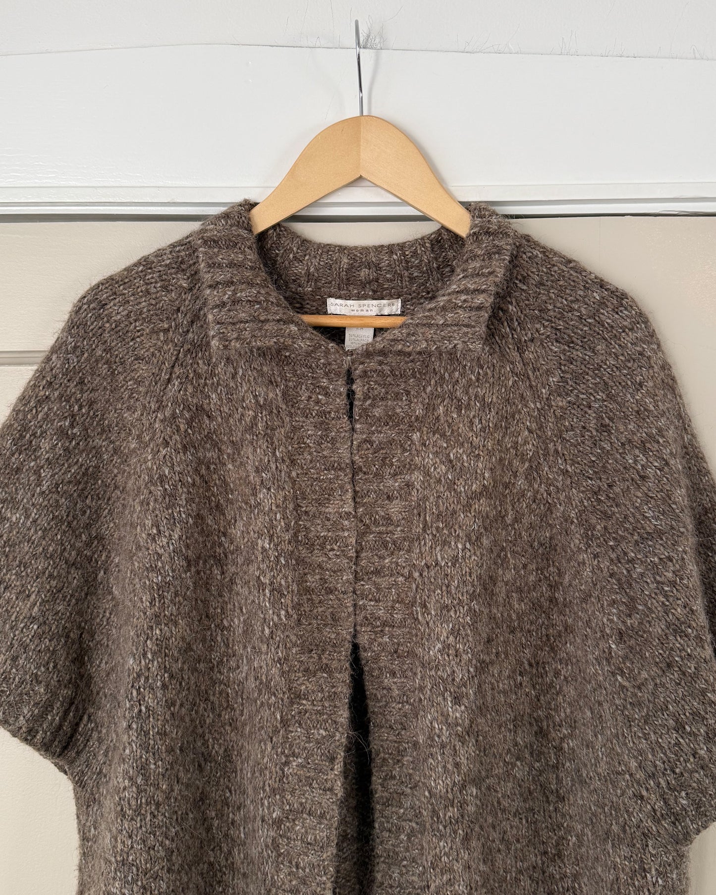 Neutral Cape Cardigan