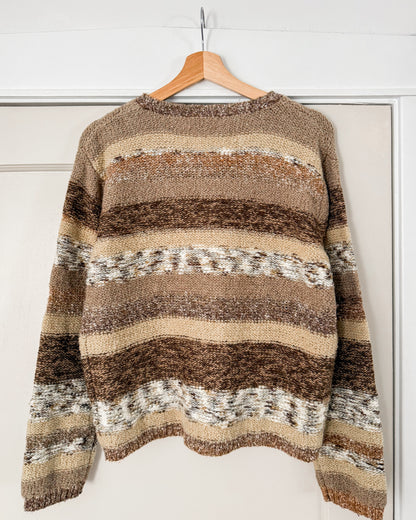 Neutral Striped Cardigan