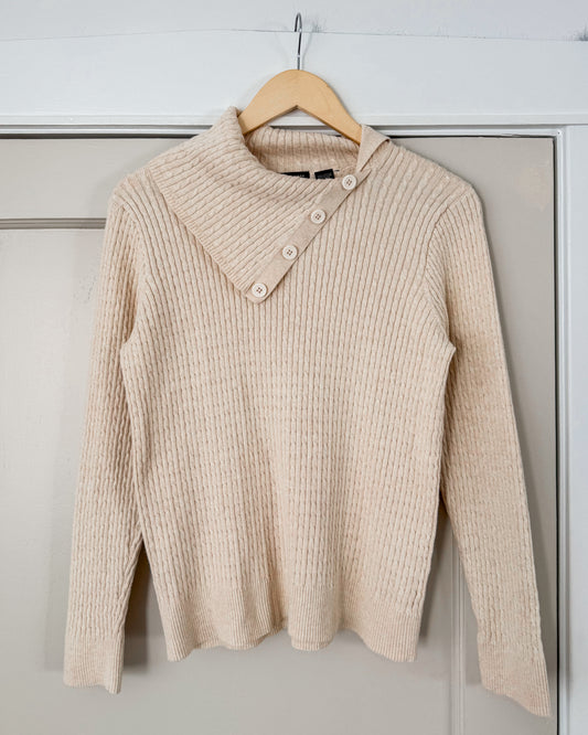 Cable Knit Blouse