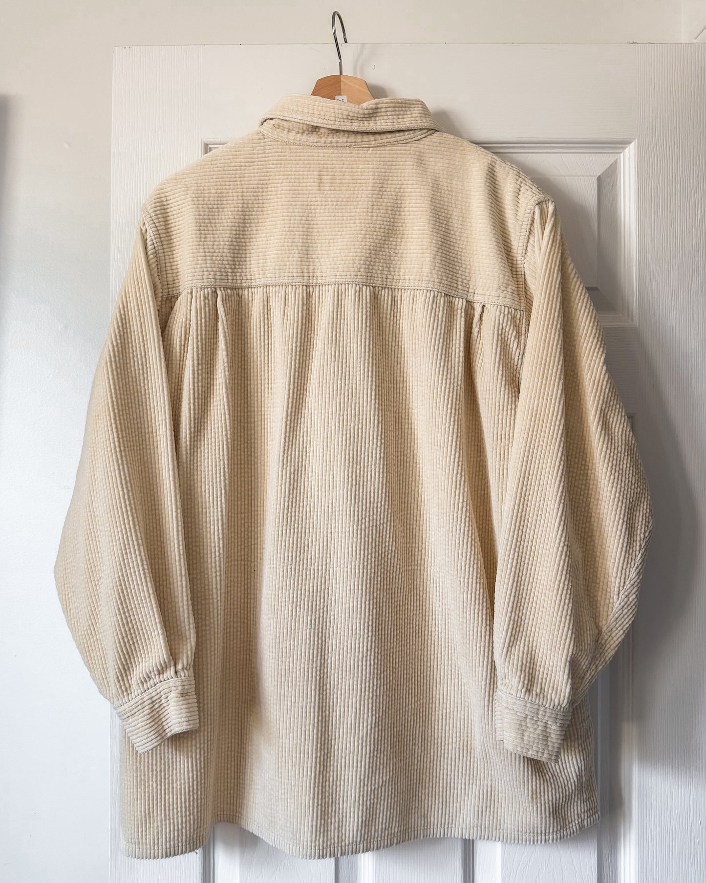 Venezia Cream Corduroy Zip Up
