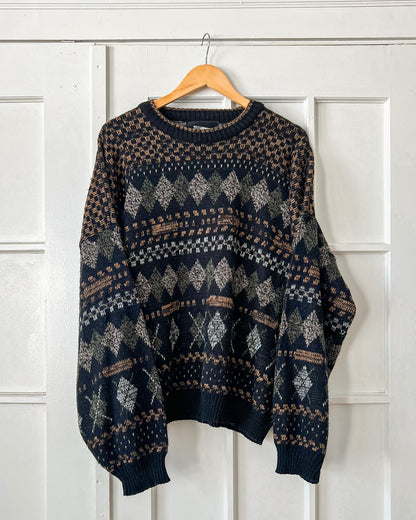 Abstract Knitted Sweater