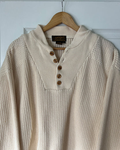 Eddie Bauer Henley Knitted Sweater