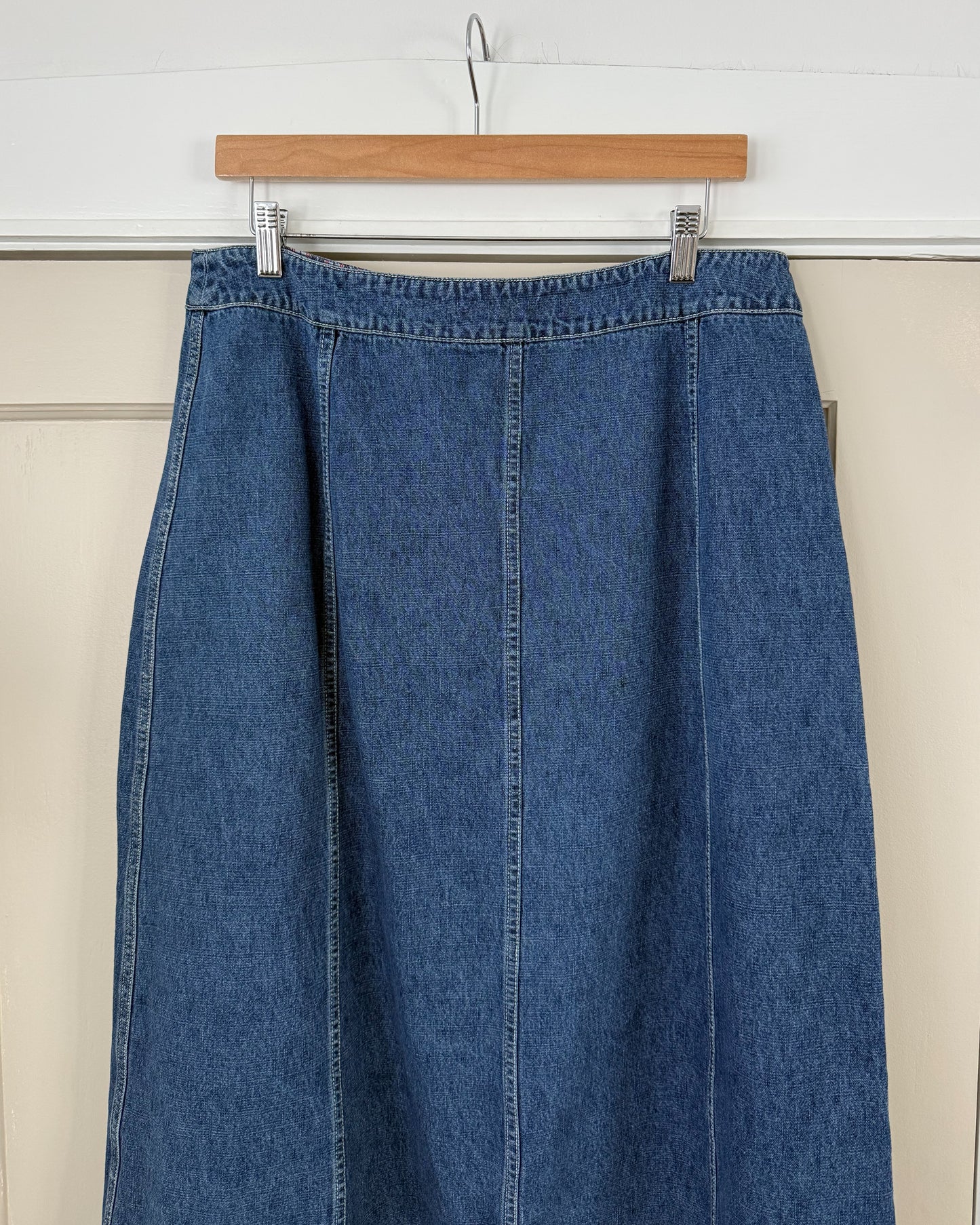 Denim Midi Skirt