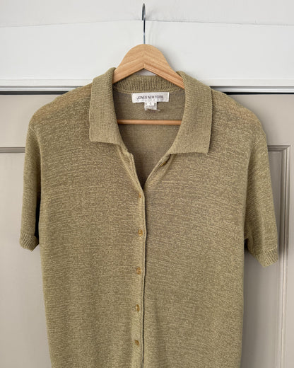 Jones NY Short Sleeve Button Down