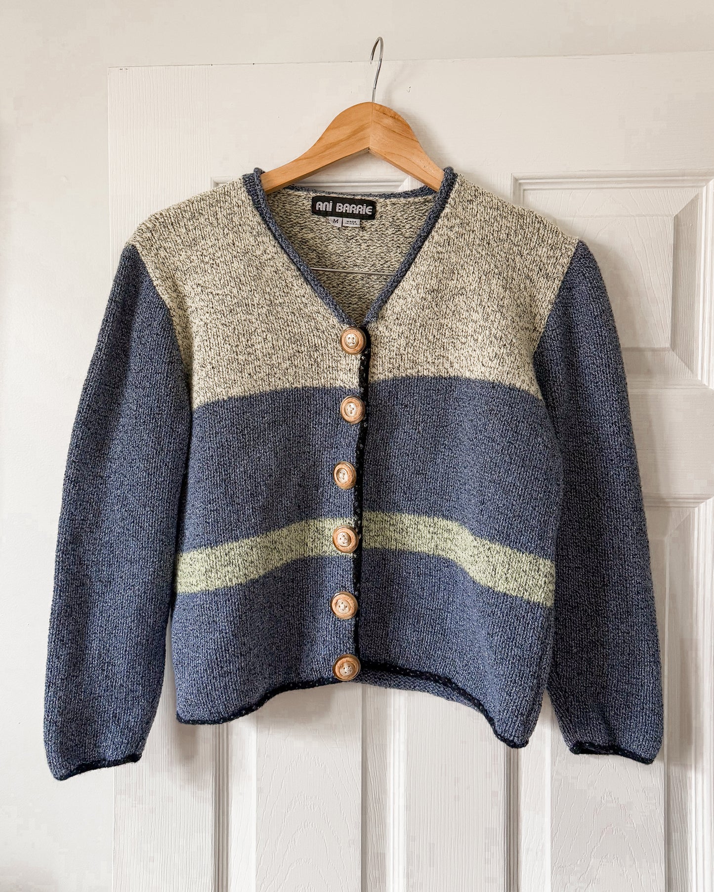 Vintage Striped Cardigan