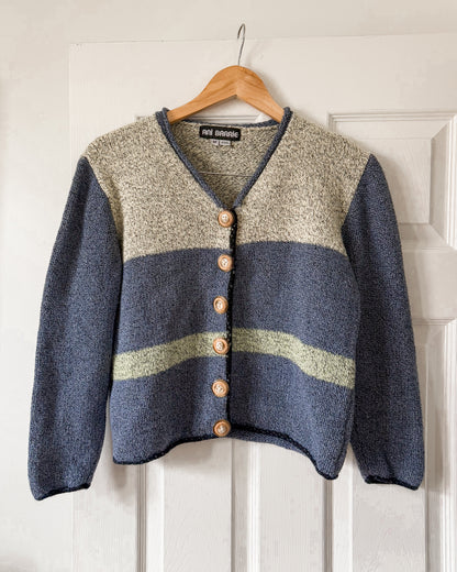 Vintage Striped Cardigan
