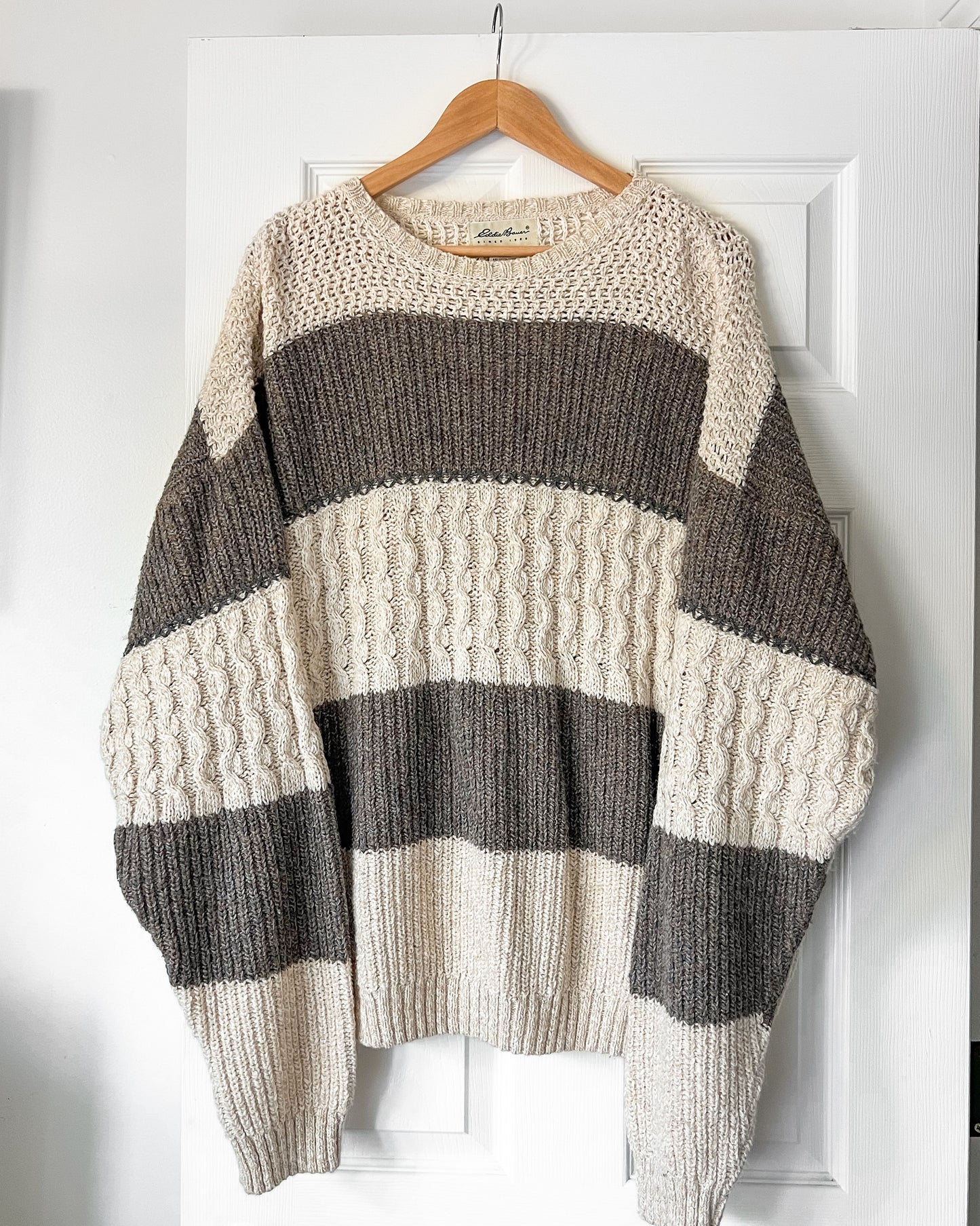 Vintage Eddie Bauer Neutral Knitted Sweater
