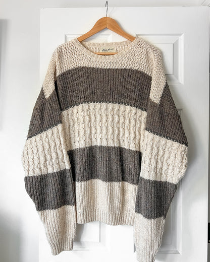 Vintage Eddie Bauer Neutral Knitted Sweater