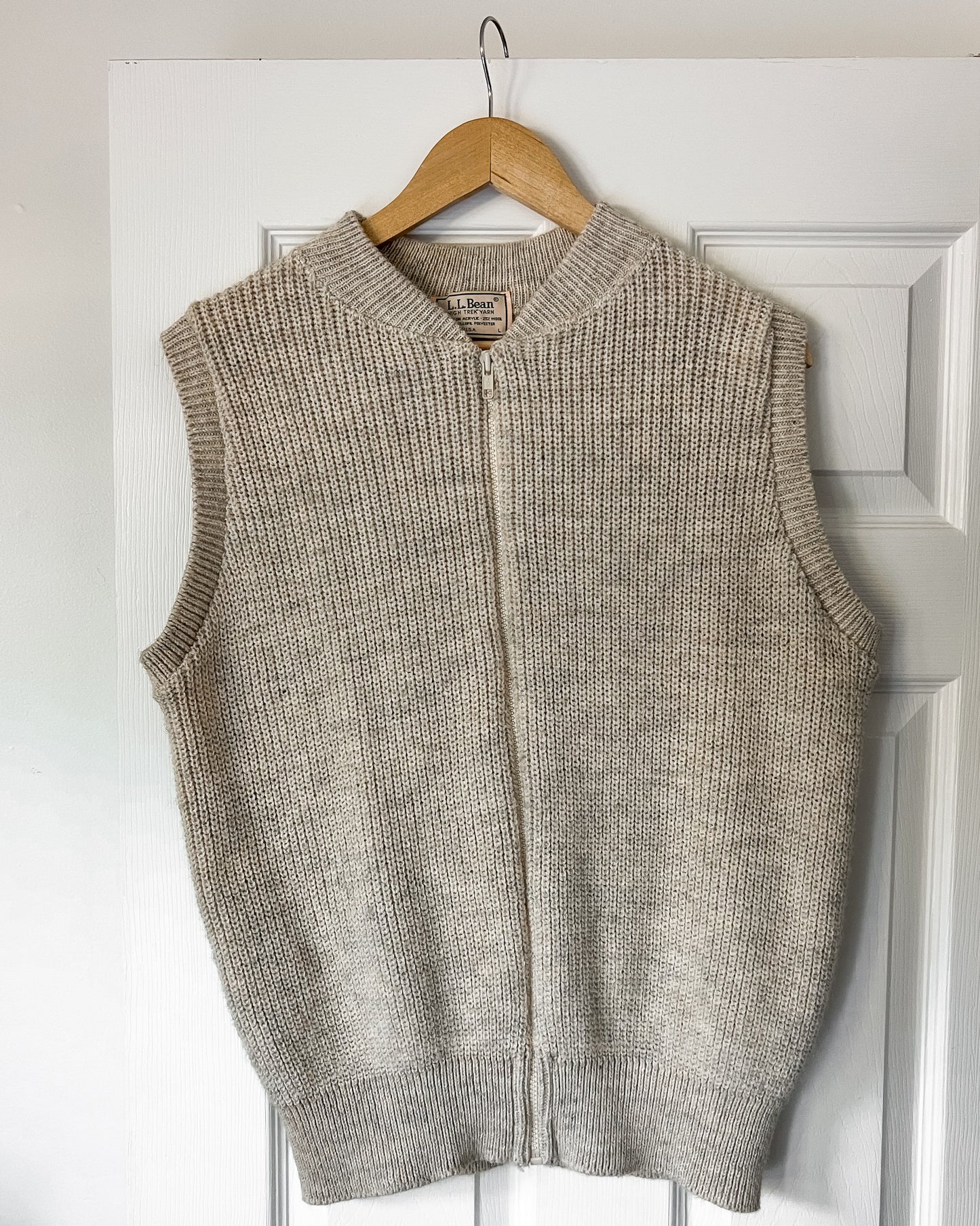 Vintage L.L. Bean Neutral Vest