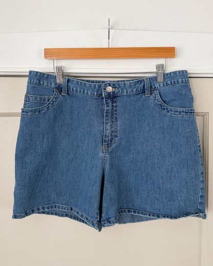 Cherokee Mid Rise Denim Shorts