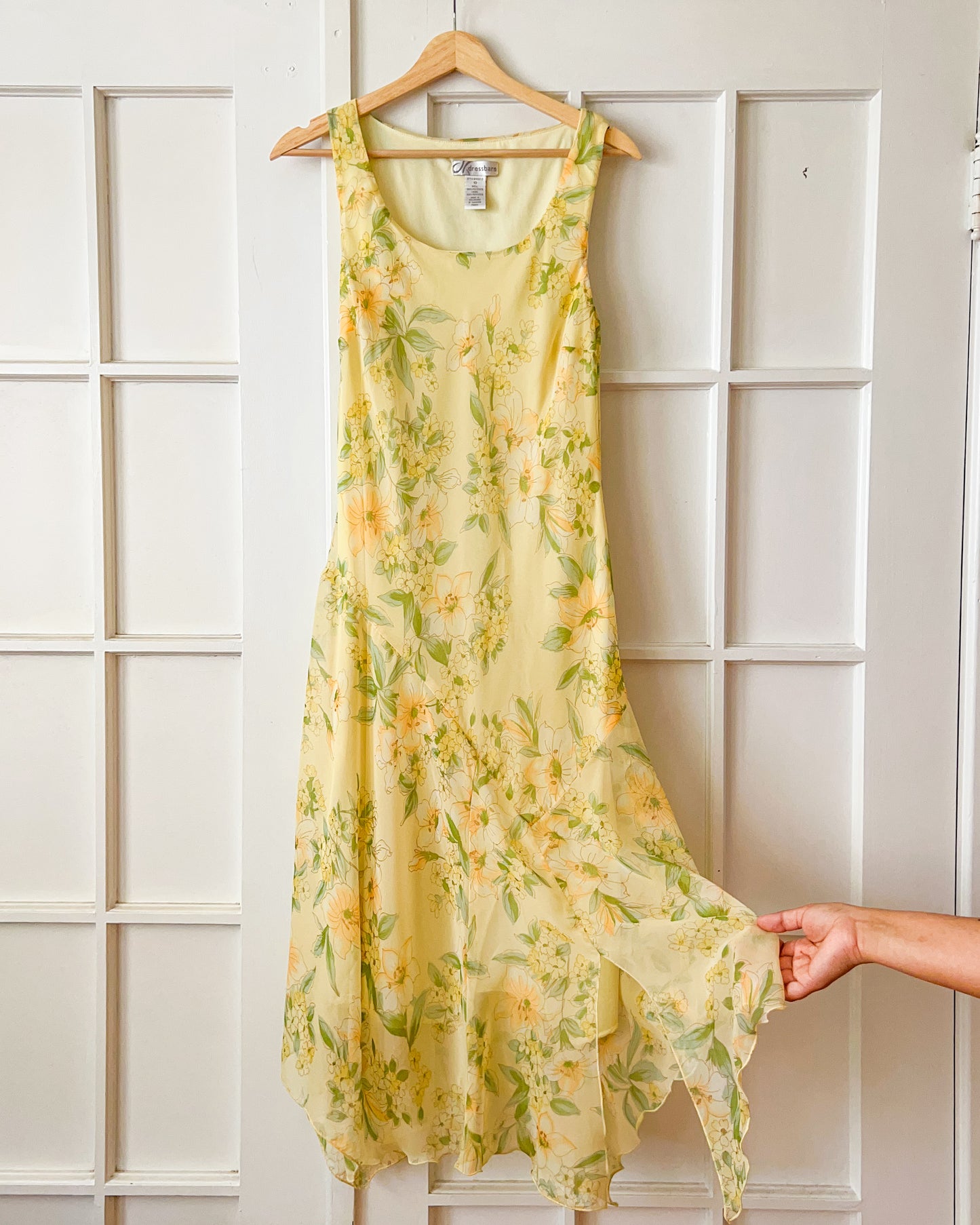 Yellow Floral Maxi Dress