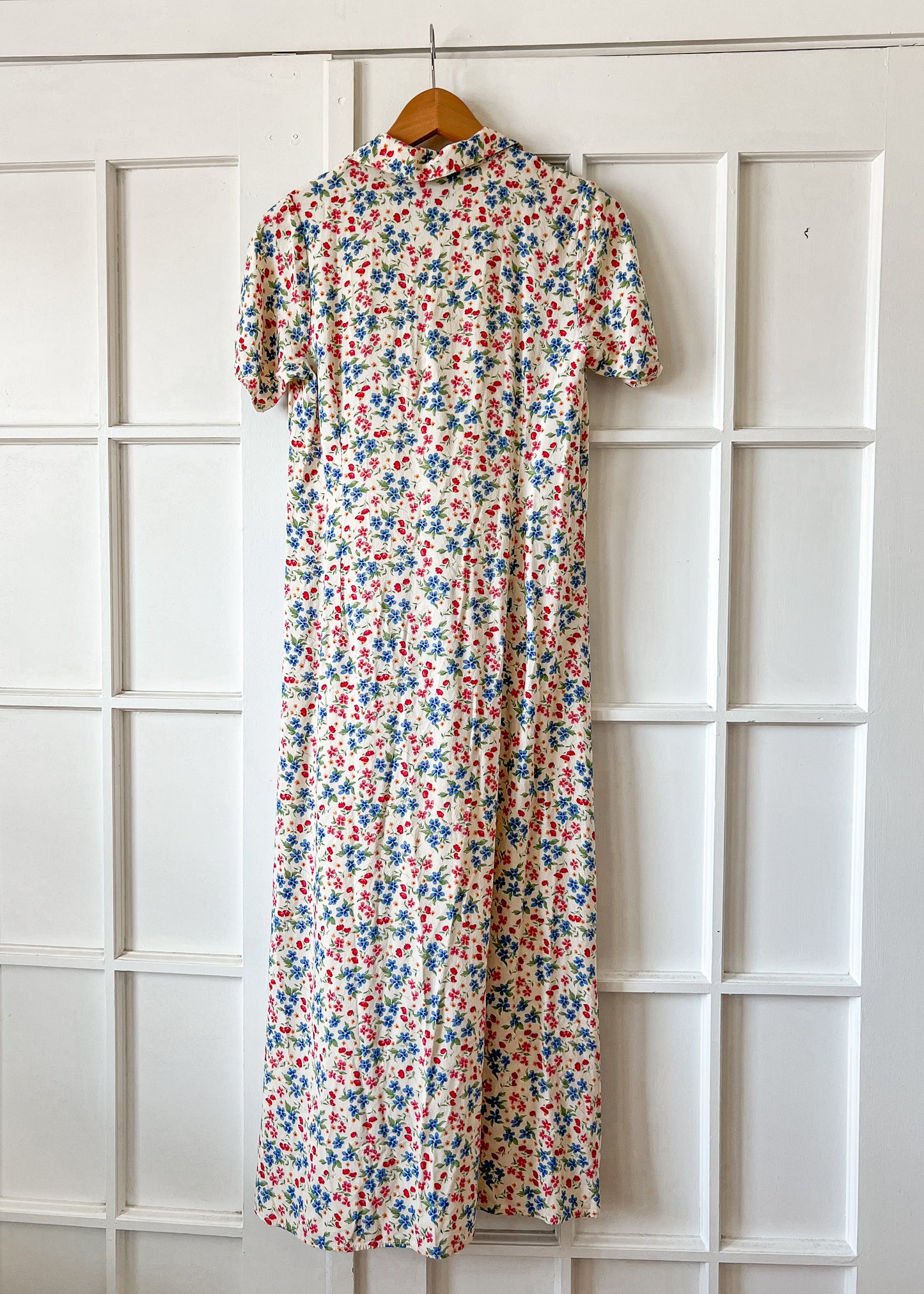 Floral Button Up Maxi Dress