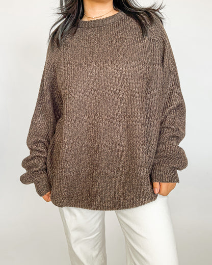 Brown Knitted Sweater