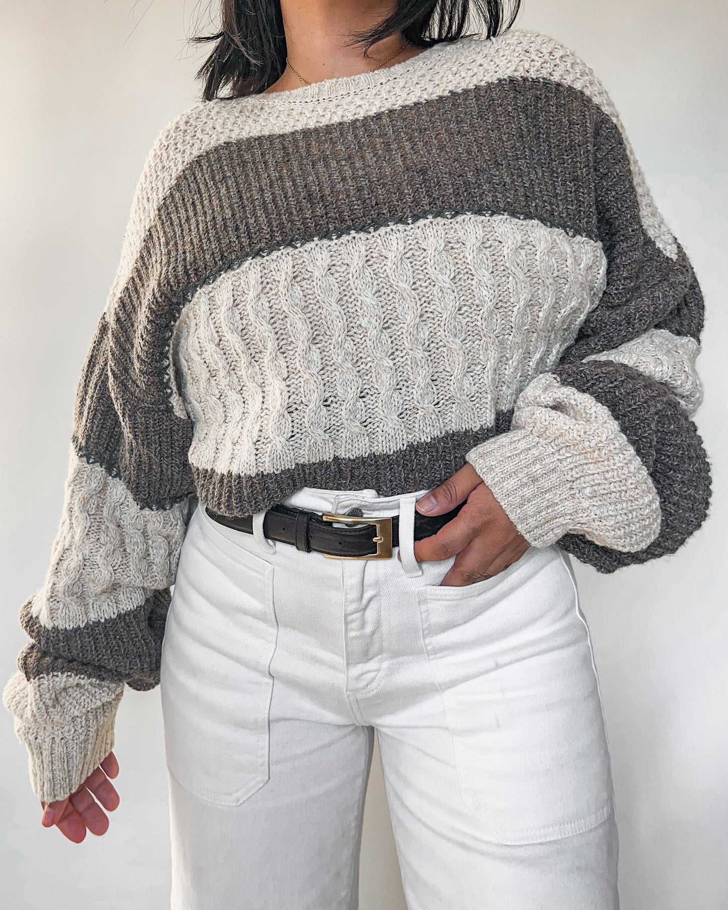 Vintage Eddie Bauer Neutral Knitted Sweater