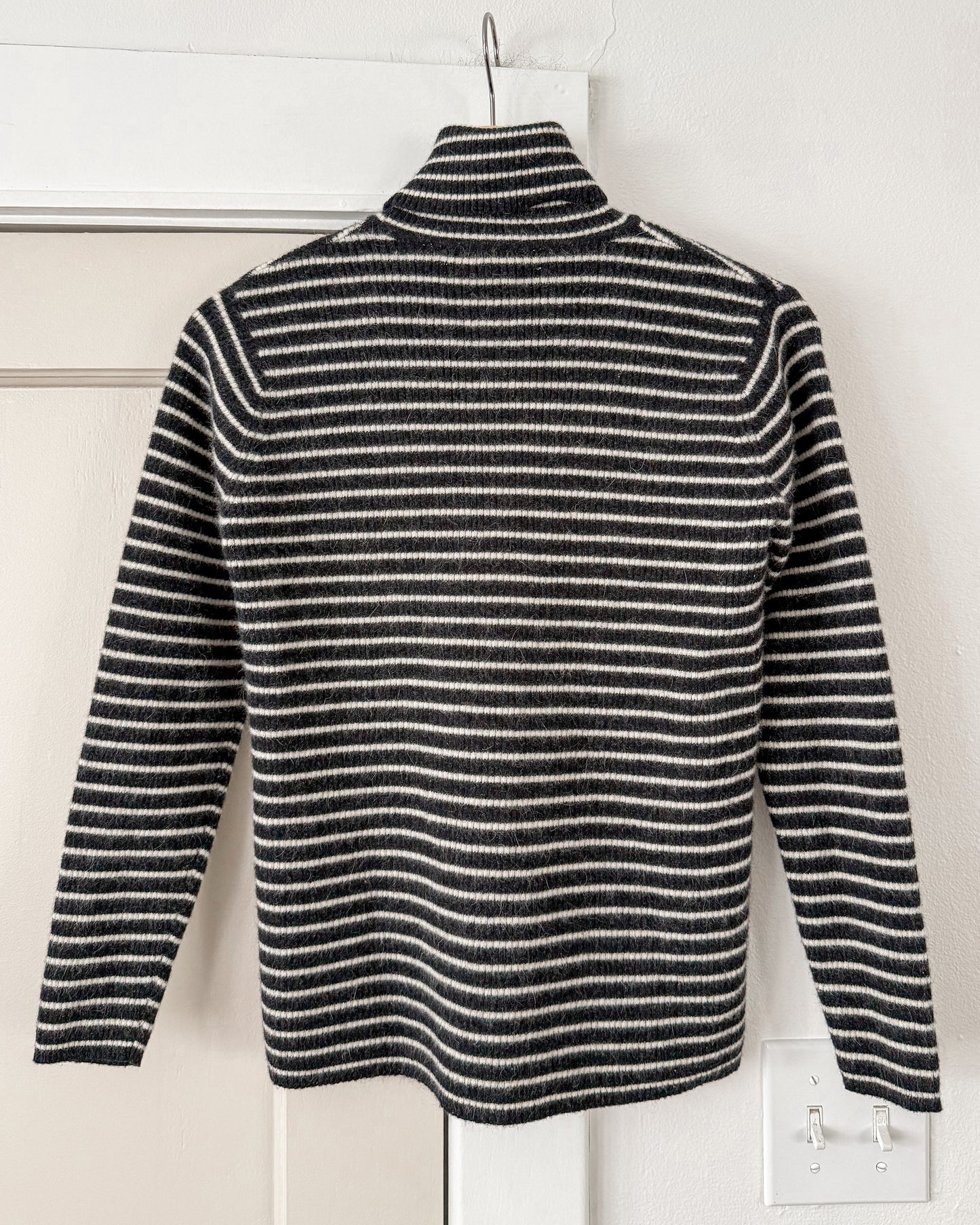 Striped Turtleneck Sweater