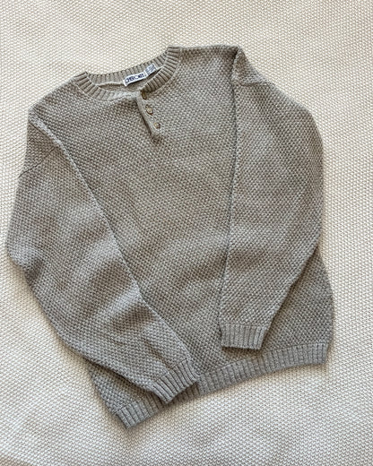 Cherokee Textured Knitted Henley