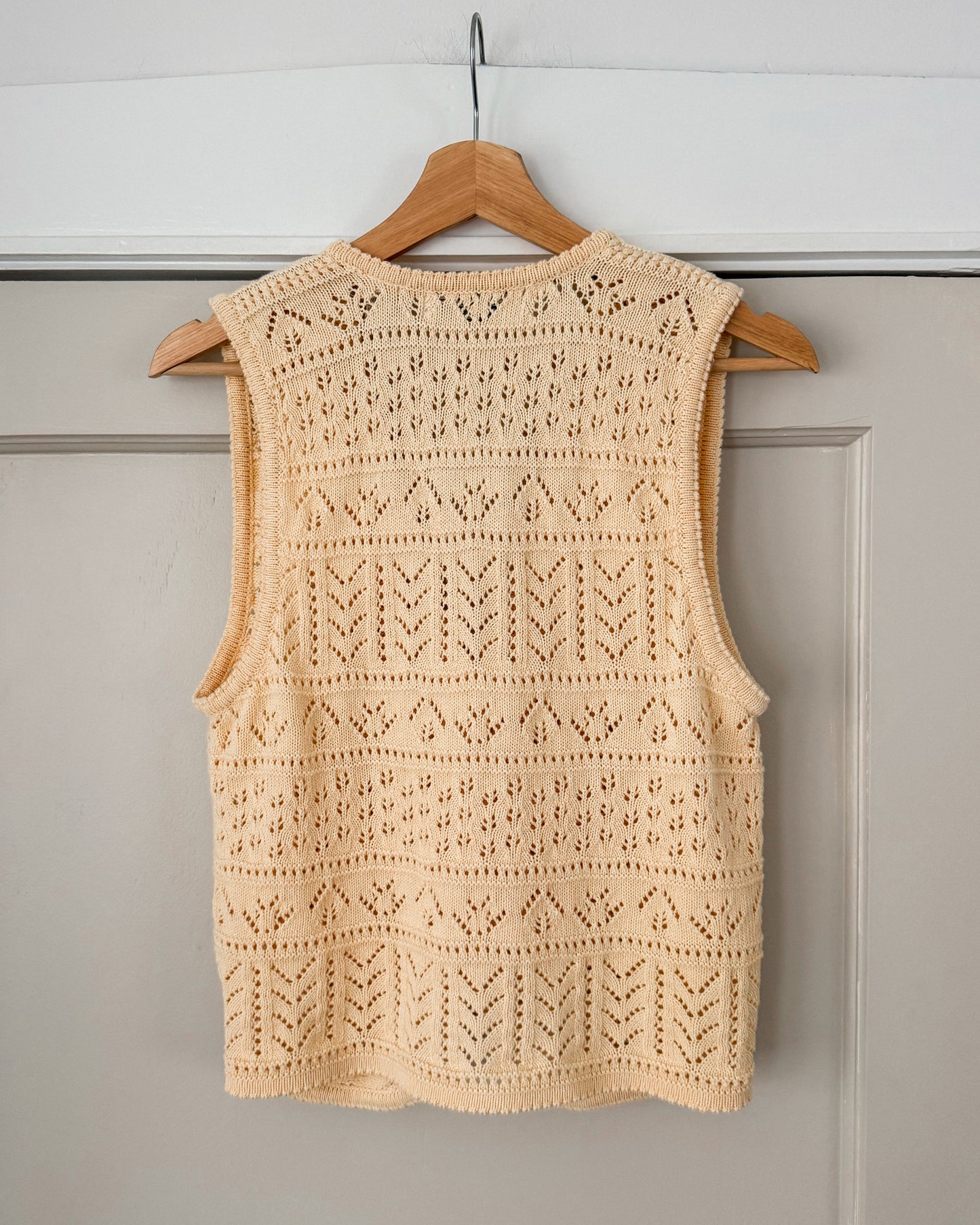 Yellow Knitted Vest