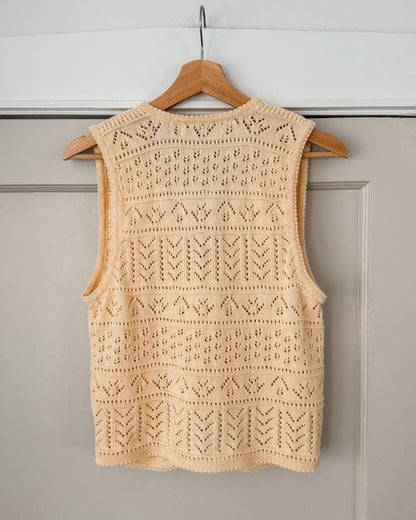 Yellow Knitted Vest