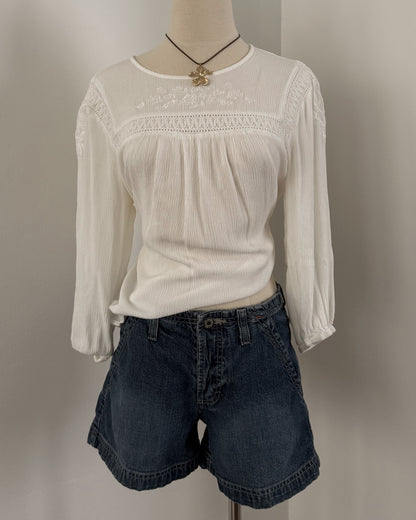 Vintage American Eagle Low Rise Denim Short Shorts