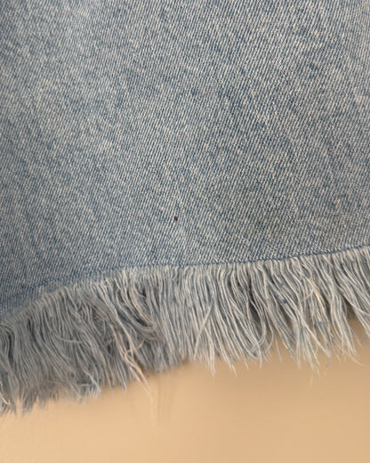 Venezia Light Wash High Rise Denim Shorts