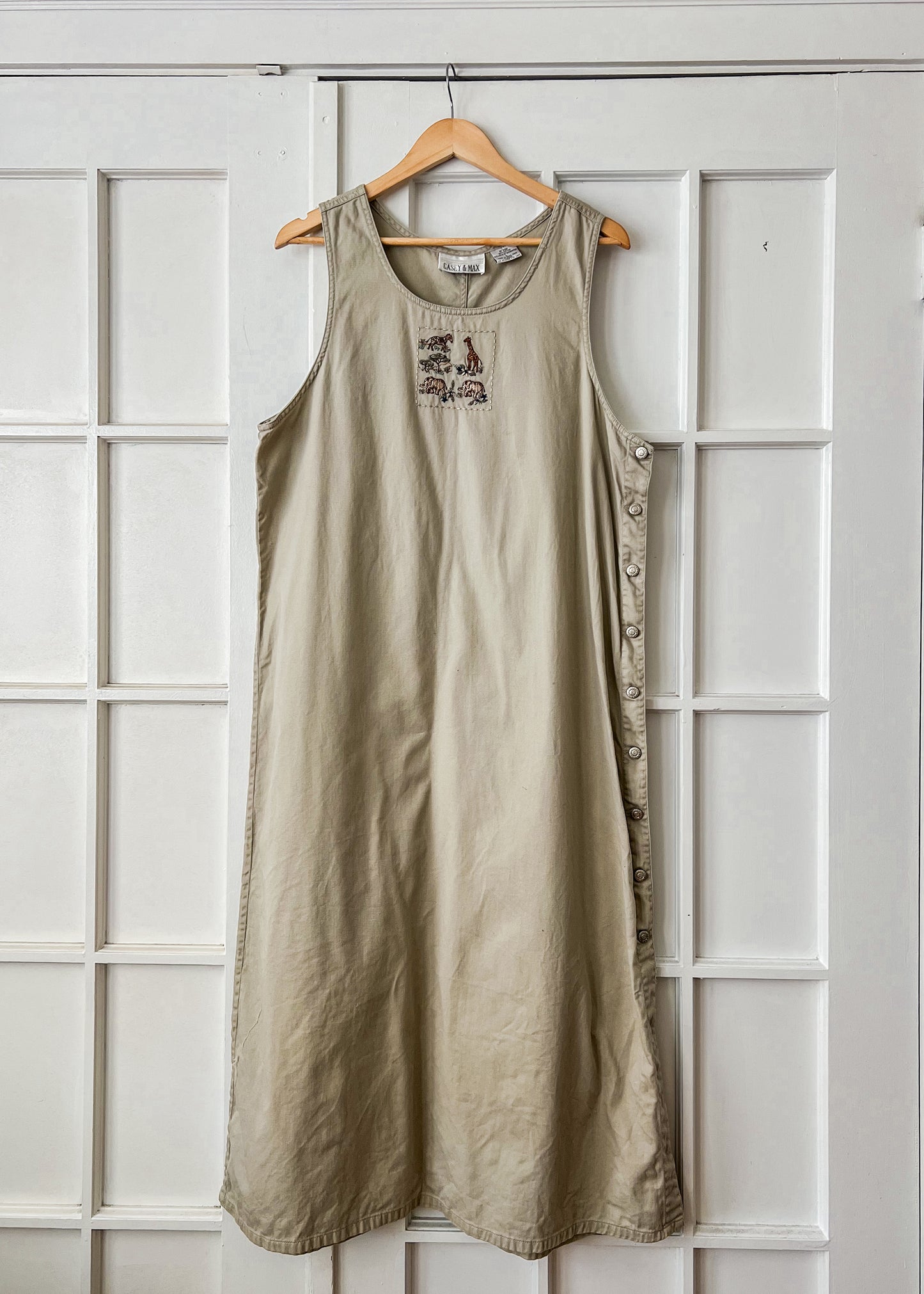 Safari Embroidered Dress