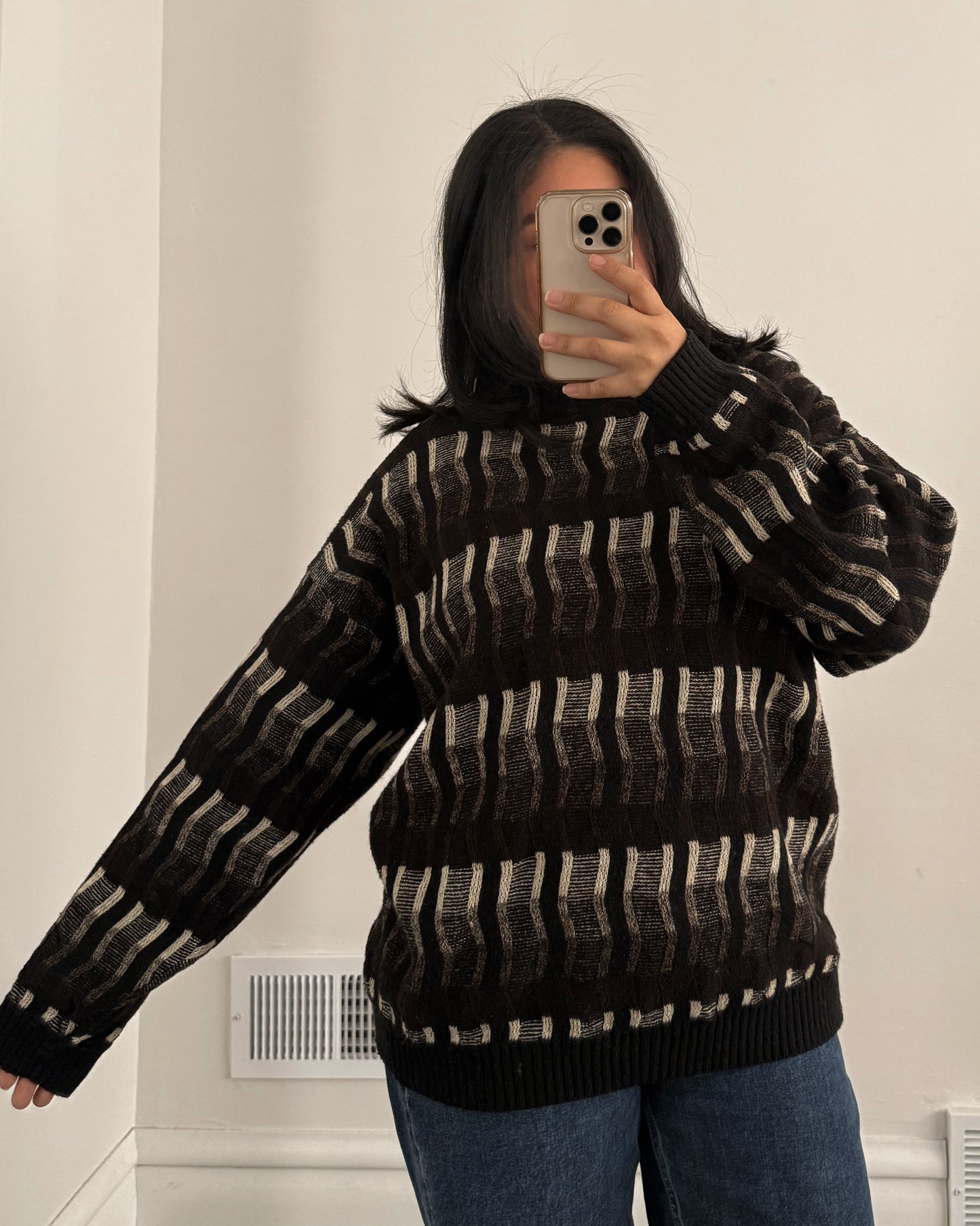 Protegé Patterned Knitted Sweater