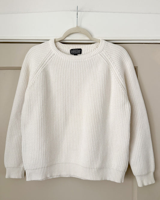 Lands’ End Cotton Knitted Sweater