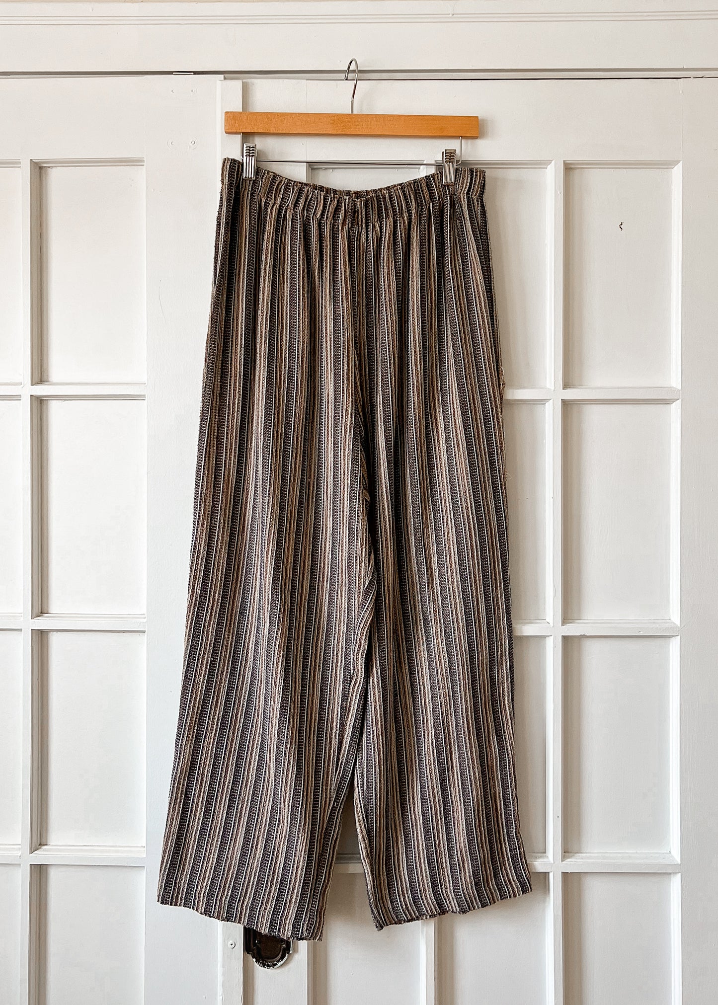Stripped Straight Leg Pants