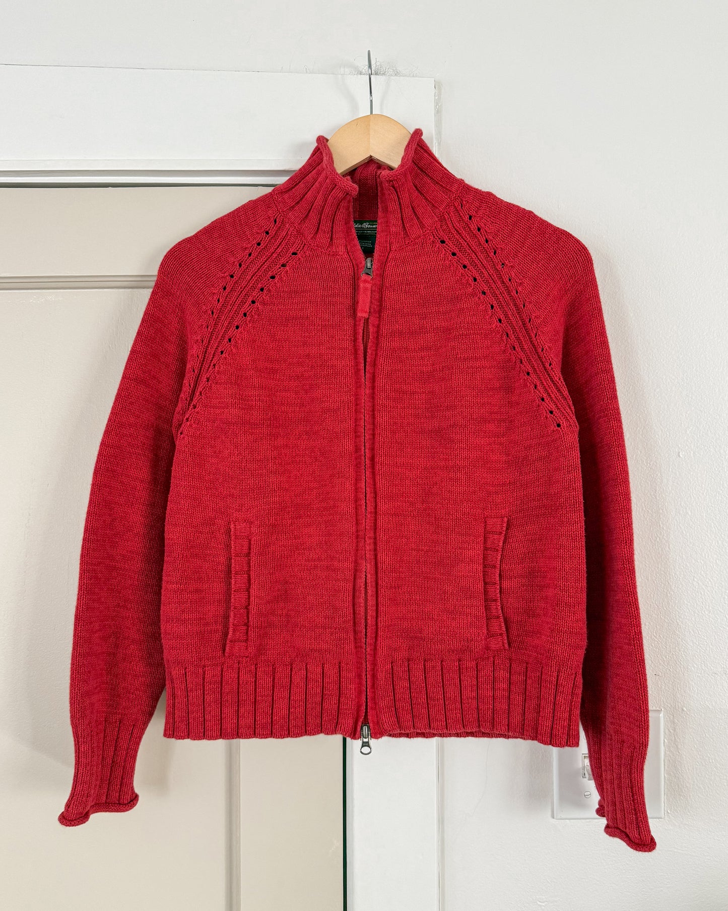 Eddie Bauer Zip Up Sweater