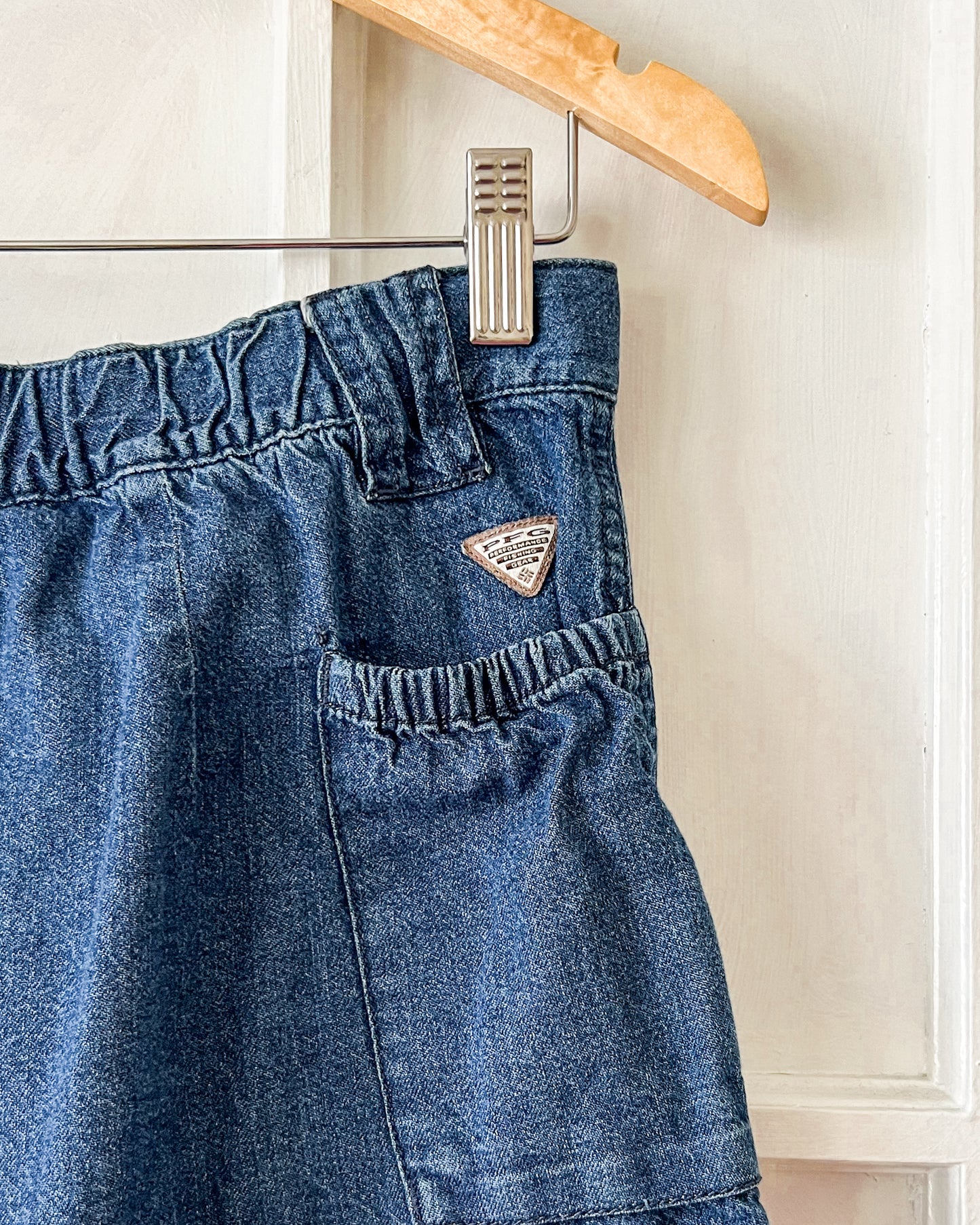 Denim Utility Skirt