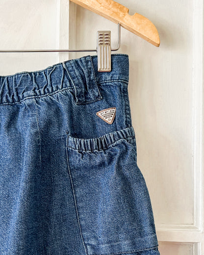 Denim Utility Skirt