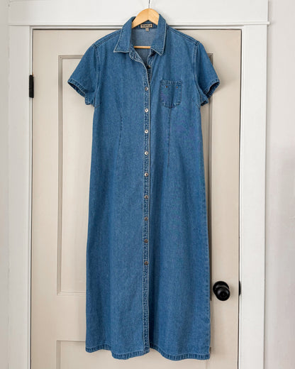 90’s Denim Maxi Dress