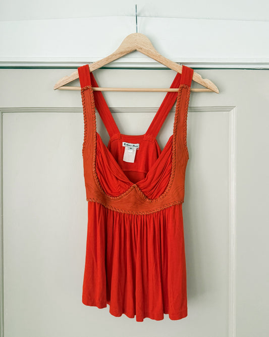Pleather Tank Top