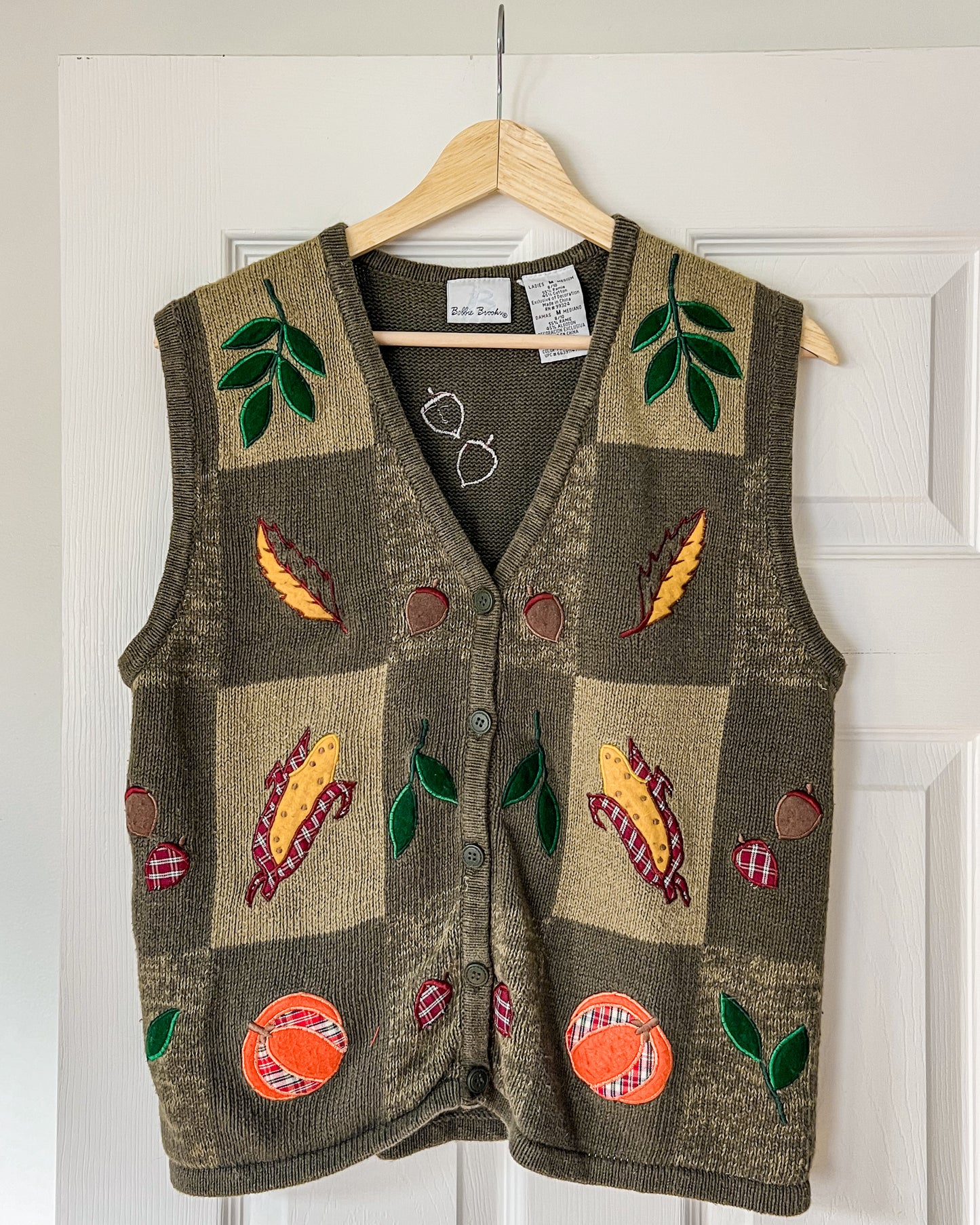 Fall Graphic Knitted Vest