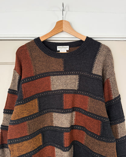 Vintage Wool Blend Knitted Sweater