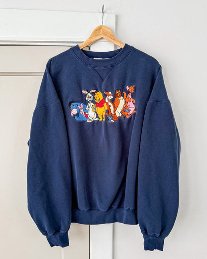 Winnie The Pooh Navy Crewneck Sweater
