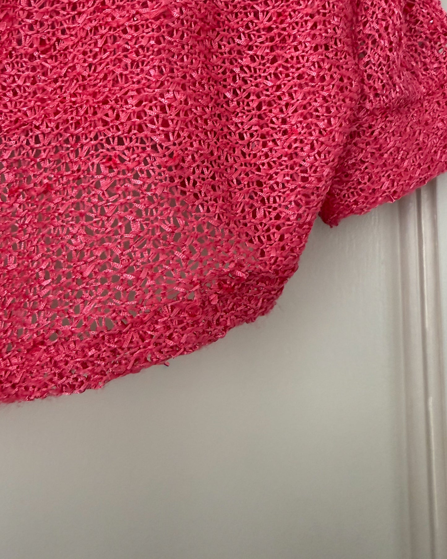 Jones NY Pink Short Sleeve Cardigan