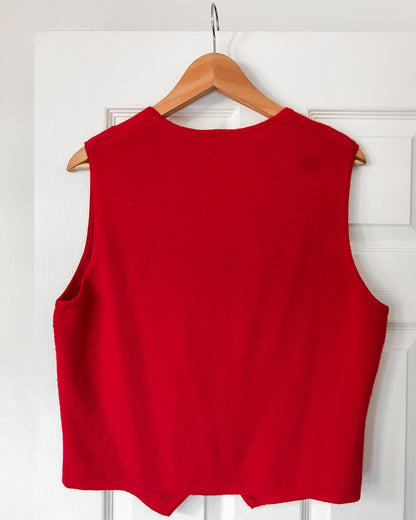 Vintage Red Vest