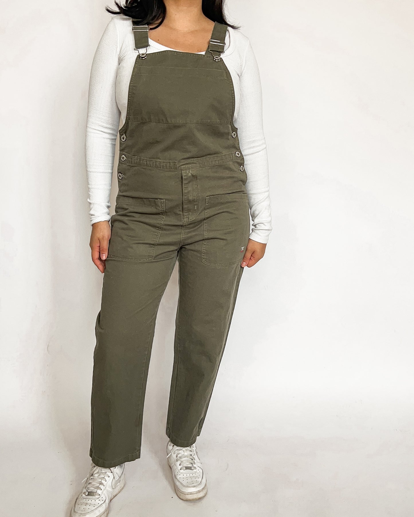 Green Utility Overalls