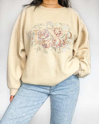 Express Embroidered Crewneck