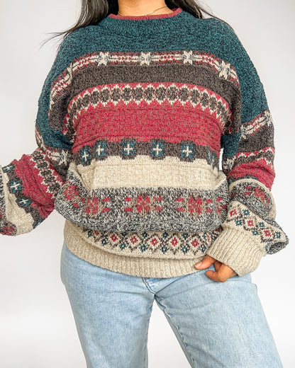 Vintage Expressions Knitted Sweater