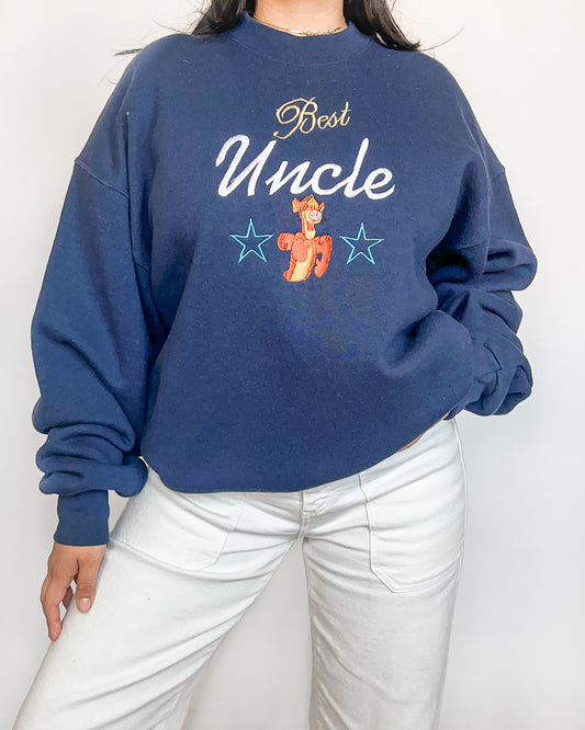 Tigger Best Uncle Crewneck