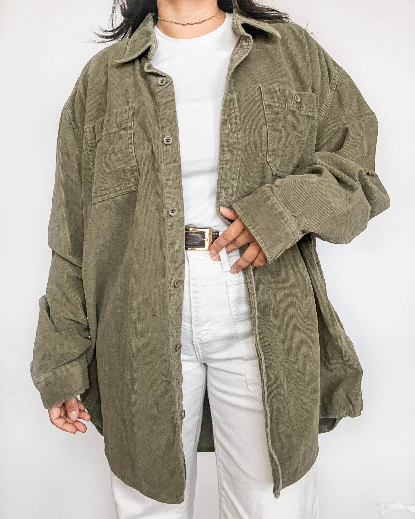 Green Corduroy Jacket/Shirt