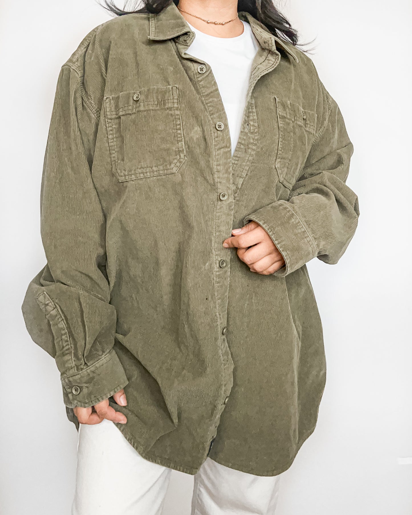 Green Corduroy Jacket/Shirt