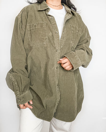 Green Corduroy Jacket/Shirt