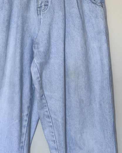 Vintage Pleated Jeans